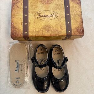 FootMates Patent Black Mary Jane Dress Shoes